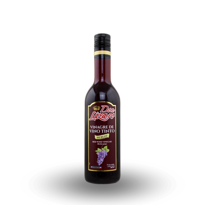 Vinagre de Vino Tinto Merlot Don Lazaro 500ml / 6 unidades