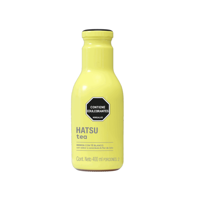 Hatsu Té Blanco con Carambola & Flor de Loto – Botella 400 ml | Caja 12 Unidades