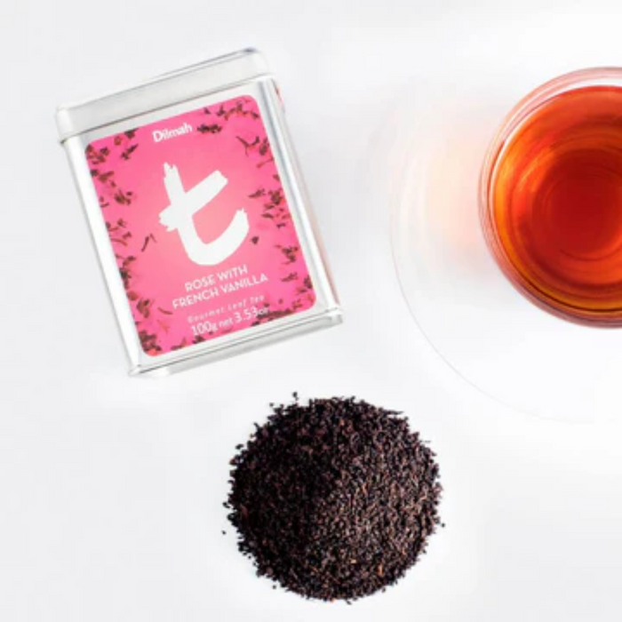 Té Negro Ceylon Rose with French Vanilla – 100g Hojas Sueltas