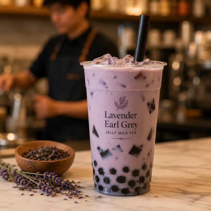Lavender Earl Grey Jelly Milk Tea