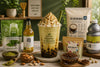 Milkshake Matcha & Almendra con Boba de Brown Sugar