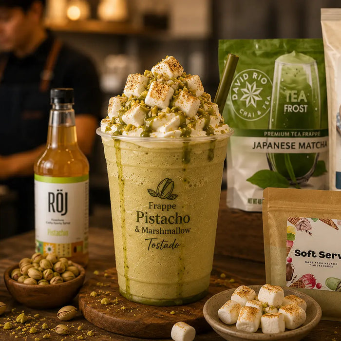 Frappe Pistacho & Marshmallow Tostado