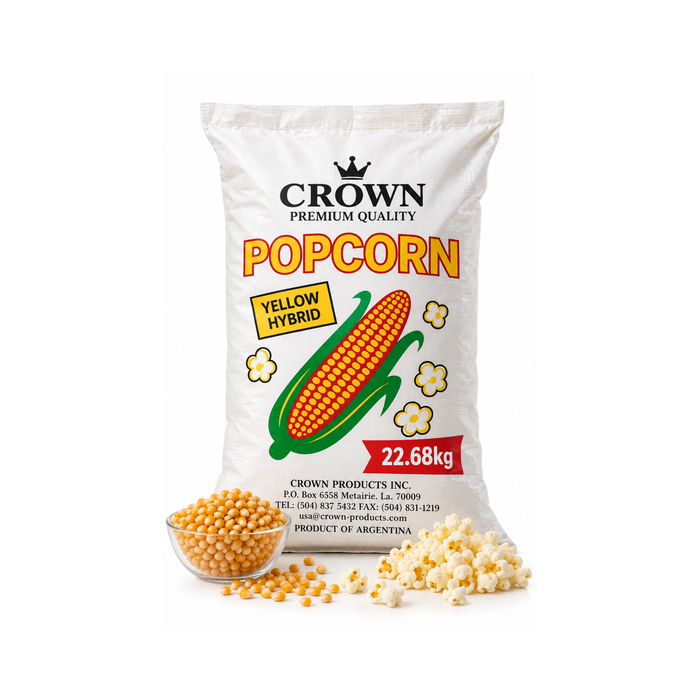Maiz para poporopos Crown Premium - Saco 50 lbs