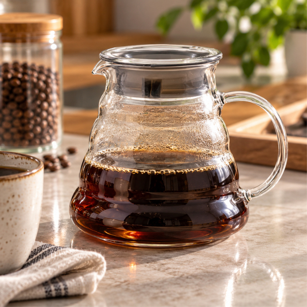 Jarra Recibidora para Extracción de Café