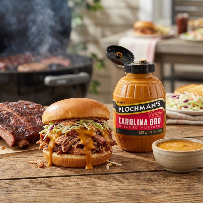 Mostaza Carolina BBQ Plochman’s 11 oz  - Caja de 6 unidades
