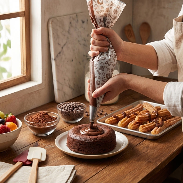 Relleno Dip de Chocolate Unique Baker Manga 1 kg - Caja de 25 mangas