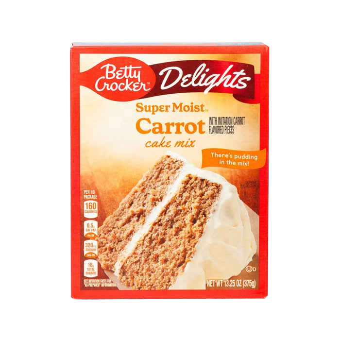 Mezcla para Pastel de Zanahoria Betty Crocker 13.25 oz - Caja de 6 unidades
