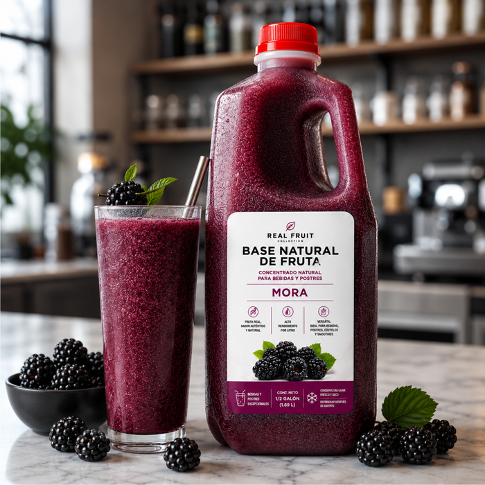 Base Natural de Fruta Mora - Envase 1.89 Litros