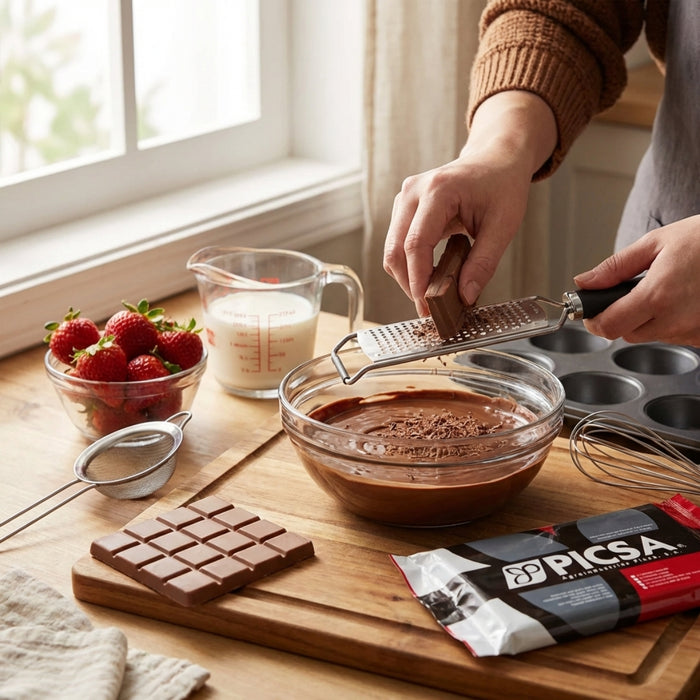 Chocolate Real F4 Con Leche Picsa Tableta 5 Libras