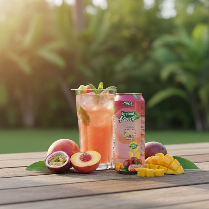 Jugo Tropical Punch con pulpa PIPPA 500 ml - Caja de 24 unidades