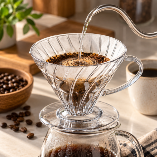 Método V60 de Plástico para Extracción de Café