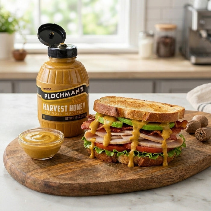 Mostaza Harvest Honey Plochman’s 11 oz  - Caja de 6 unidades