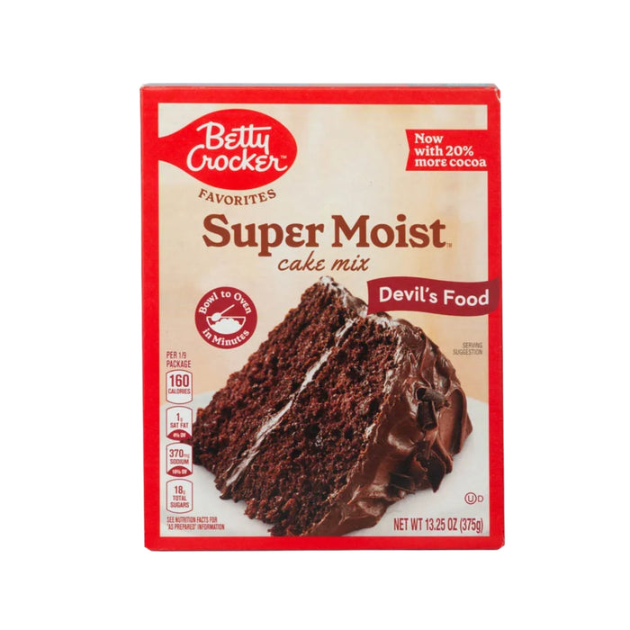 Mezcla para Pastel Devil’s Food Betty Crocker 13.25 oz - Caja de 6 unidades