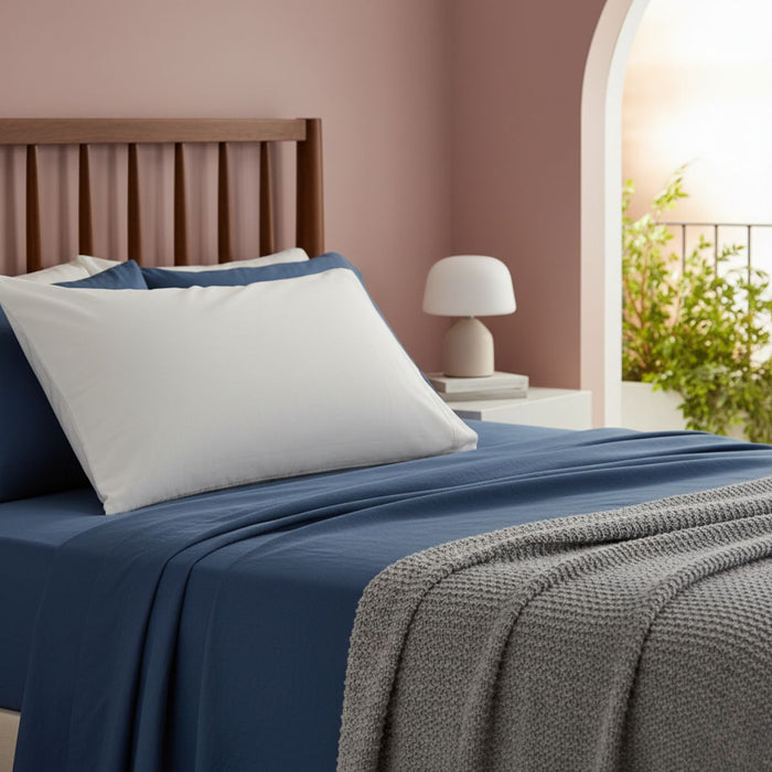 Almohada 100% algodón, 50cm x 70cm (Queen)