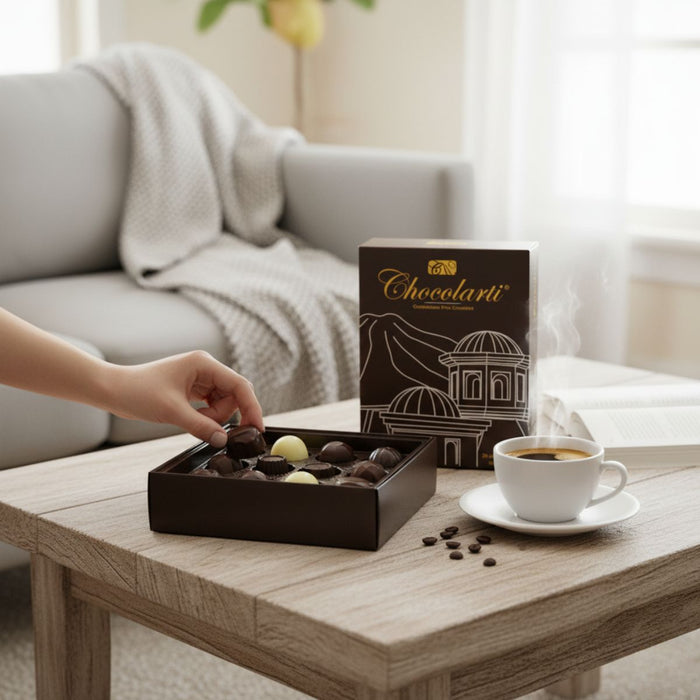 Caja de Trufas de Chocolate Sabores Mixtos Chocolarti 24 unidades - Paquete de 4 cajas