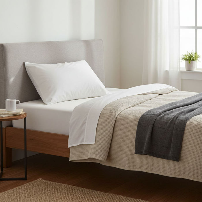 Almohada 100% algodón, 50cm x 95cm (King)