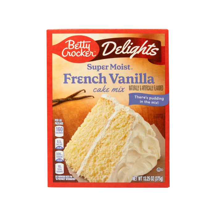 Mezcla para Pastel French Vanilla Betty Crocker 13.25 oz - Caja de 6 unidades