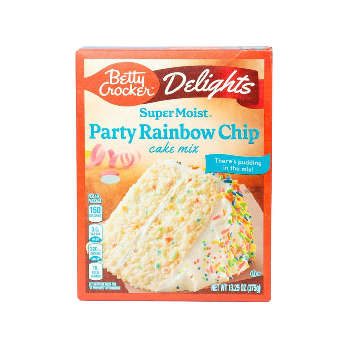 Mezcla para Pastel Rainbow Chip Betty Crocker 13.25 oz - Caja de 6 unidades