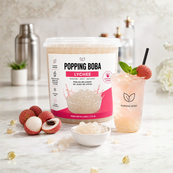 Popping Boba Lychee Tarro 3.4 kg