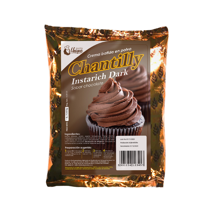 Crema batida en polvo chantilly Instrarich Dark