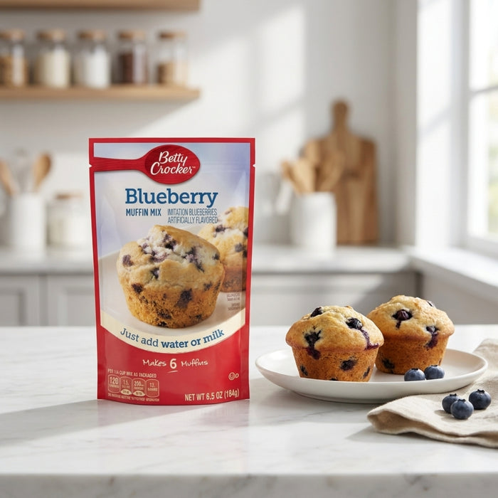 Mezcla para Muffin Blueberry Betty Crocker 6.5 oz - Caja de 6 unidades