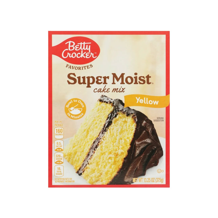 Mezcla para Pastel Yellow Betty Crocker 13.25 oz - Caja de 6 unidades