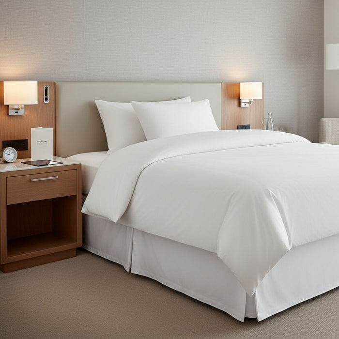 Vuelo de Somier Blanco, Tela 50% algodón y 50% poliéster