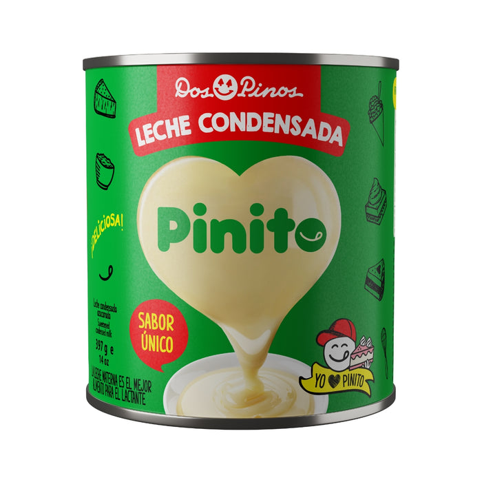 Leche Condensada Dos Pinos Pinito 397g (Lata) - Caja de 12 unidades