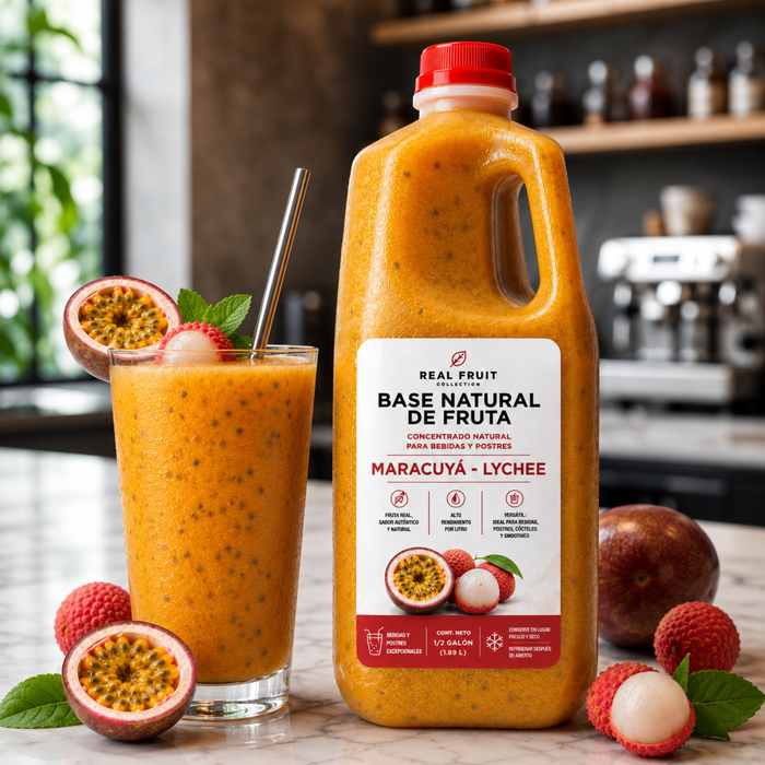 Smoothie Mix deMaracuya  Lychee 64 onzas / 6 unidades