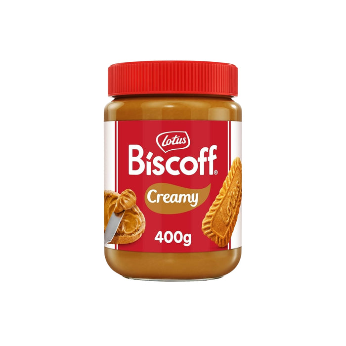 Crema de Galleta Lotus Biscoff Creamy Cookie Butter 400 g - Caja de 6 unidades