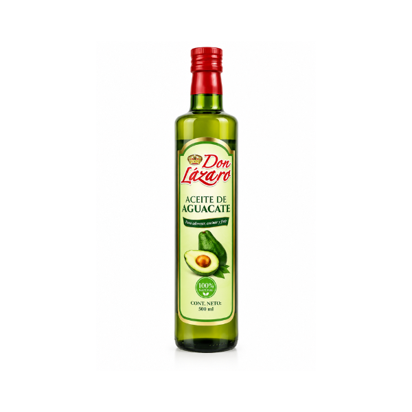Aceite de Aguacate Don Lazaro 500ml - Caja 12 Unidades