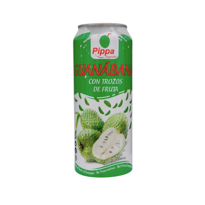 Jugo de guanábana con pulpa PIPPA 490 ml - Caja de 24 unidades