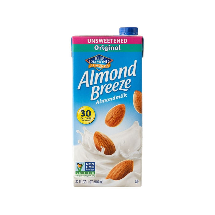 Bebida de Almendra Sin Azúcar Original Blue Diamond 946 ml - Caja de 12 unidades