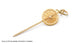 1 palillo decorativo Palillos con Nudo de Bambú
