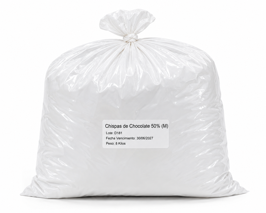 Chispas de Chocoalte 50% Real Semi Amargo Olat - A Granel