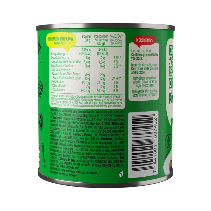 Leche Condensada Dos Pinos Pinito 397g (Lata) - Caja de 12 unidades