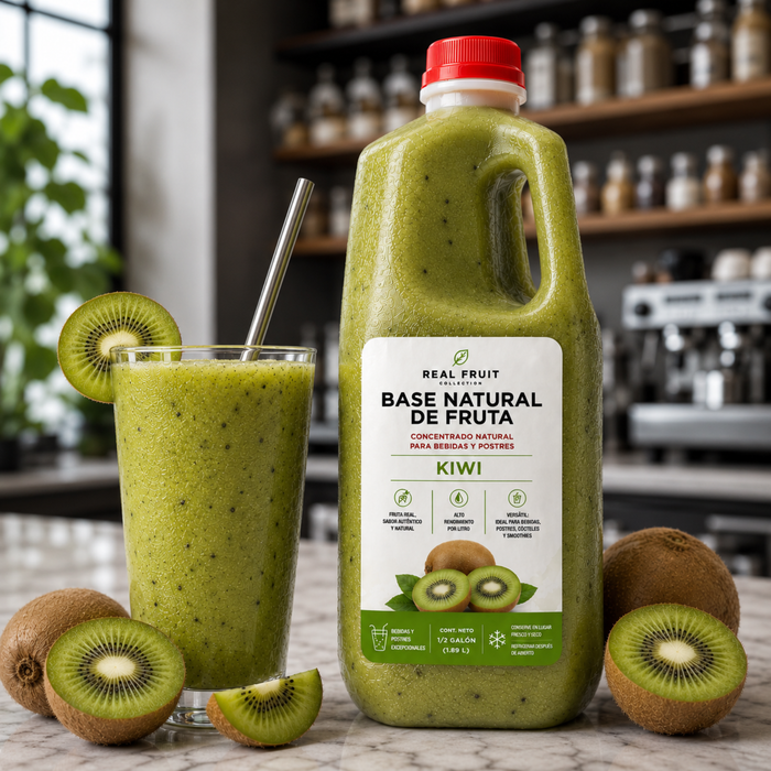Base Natural de Fruta Natural  Kiwi - Envase 1.89 Litros