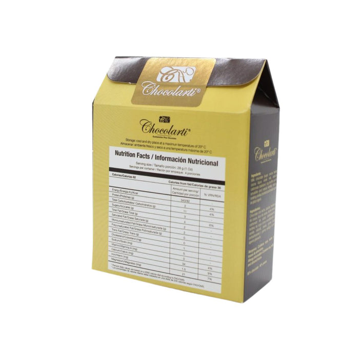 Caja de Pasas Cubiertas de Chocolate Marca Chocolarti 4 oz - Paquete de 4 cajas