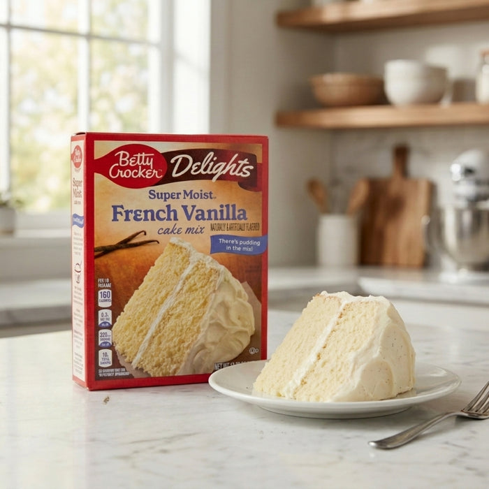 Mezcla para Pastel French Vanilla Betty Crocker 13.25 oz - Caja de 6 unidades