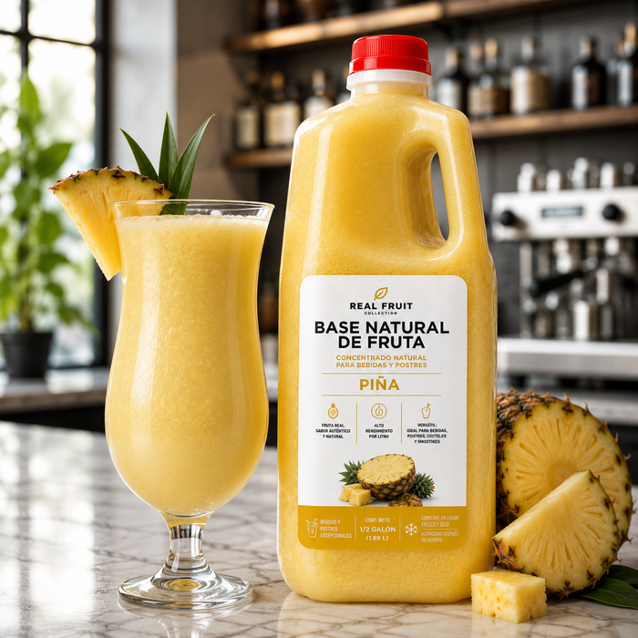 Base Natural de Fruta Piña - Envase 1.89 Litros