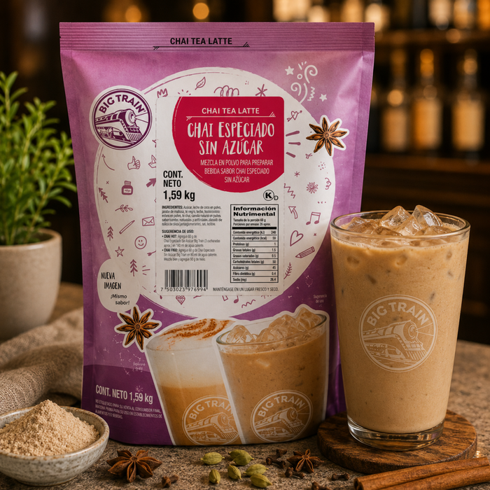 Base para Frappé Chai Especiado Big Train Bolsa -1.59kg