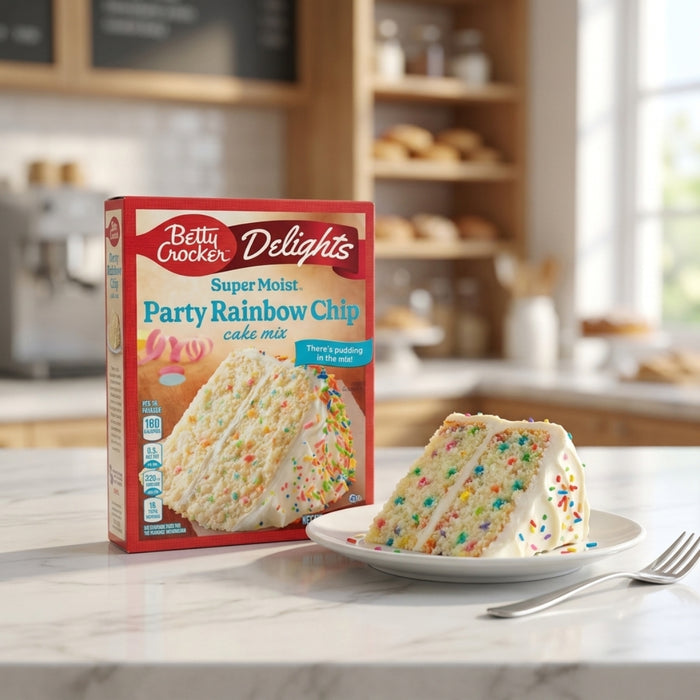 Mezcla para Pastel Rainbow Chip Betty Crocker 13.25 oz - Caja de 6 unidades