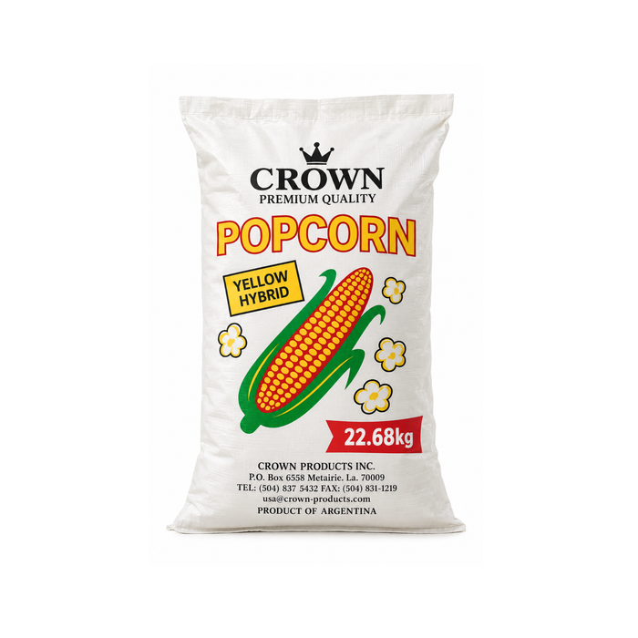 Maiz para poporopos Crown Premium - Saco 50 lbs