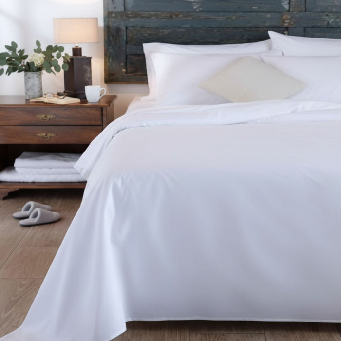 Set de sábanas de 200 hilos, 100% de algodón.
