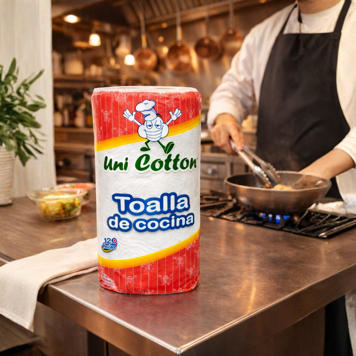 Mayordomo Toalla de Cocina Unicotton 120 hojas