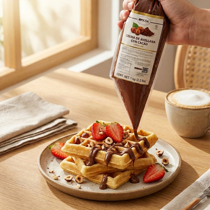 Crema de Avellana con Cacao Picsa – Manga 1 kg