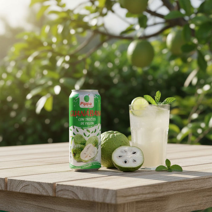 Jugo de guanábana con pulpa PIPPA 490 ml - Caja de 24 unidades