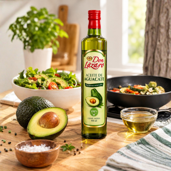 Aceite de Aguacate Don Lazaro 500ml - Caja 12 Unidades