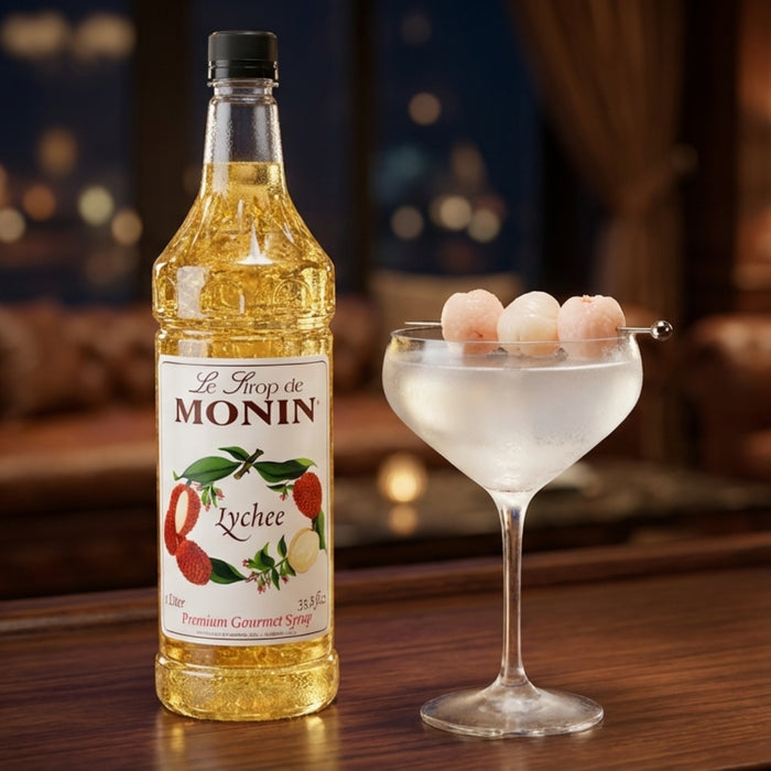 Concentrado de Lychee (Lichi) Monin - Botella 1 L