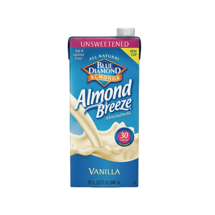 Bebida de Almendra Sin Azúcar Vainilla Blue Diamond 946 ml - Caja de 12 unidades